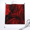 Blood Roses Rose Flowers Romantic Victorian Red Fire Orange Poppy Floral Nature Photographic Custom Printed Fabric by Spoonflower Various Fabrics by the Yard or Fat Quarter